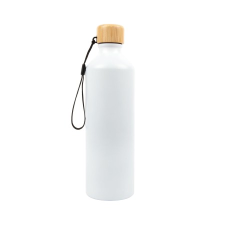 Gelato Aluminium Bottle With Bamboo Lid Promotional Products